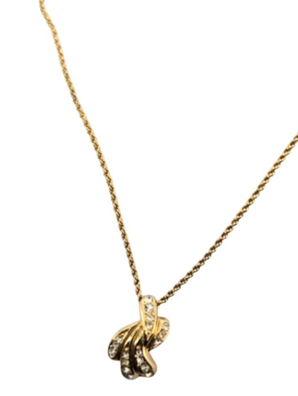 Vintage Christian Dior Crystal Diamond Necklace Great Condition !